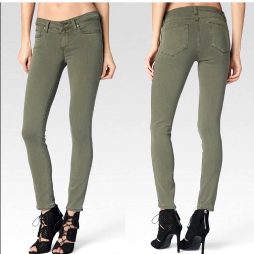 PAIGE Denim Skinny Jeans - Vintage Deep Juniper